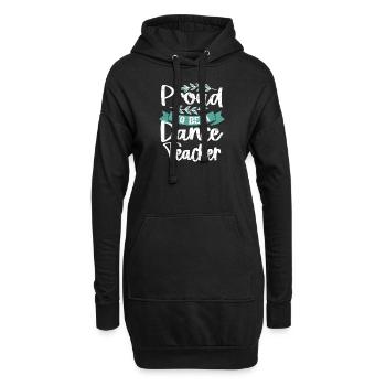 Tänzer Tanzen Tanzlehrer - Hoodie-Kleid - Schwarz - Vorne