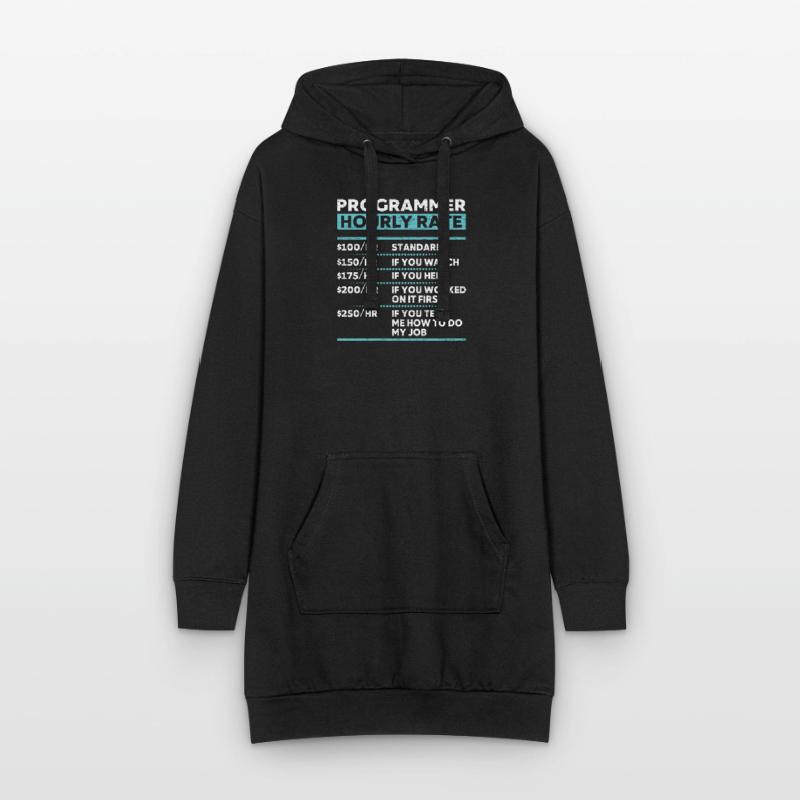 Programmierer Coder Informatiker Hoodie-Kleid