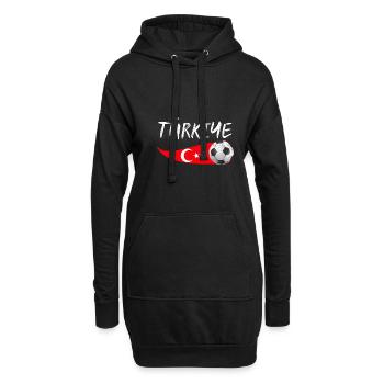 Türken Türkei - Hoodie-Kleid - Schwarz - Vorne