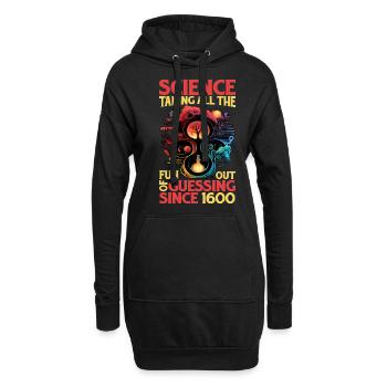 Science, enlever tout le plaisir de deviner 13 - Sweat-shirt à capuche long Femme - noir - Devant