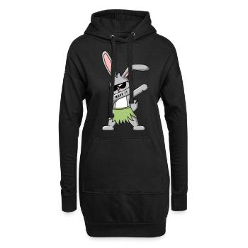 DAB TANZ HASE T-SHIRT - Hoodie-Kleid - Schwarz - Vorne