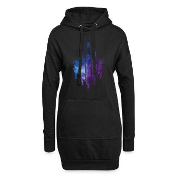 SCHACHSPIEL SCHACH - Hoodie-Kleid - Schwarz - Vorne