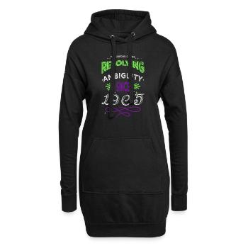 Cyclisme écrivain littérature drôle lecture heureux - Sweat-shirt à capuche long Femme - noir - Devant