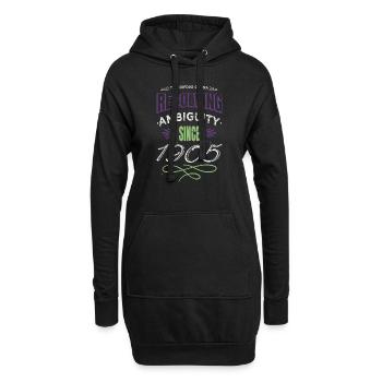 citation article écriture scolaire livre amoureux littéraire - Sweat-shirt à capuche long Femme - noir - Devant
