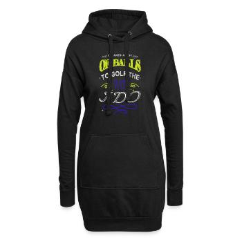 cadeau d’anniversaire génial christiangolf anniversaire - Sweat-shirt à capuche long Femme - noir - Devant