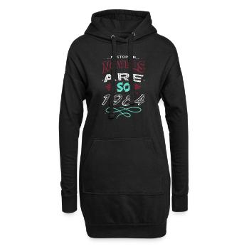 Bookkeeper Gift A Time Feminine Book Citations - Sweat-shirt à capuche long Femme - noir - Devant