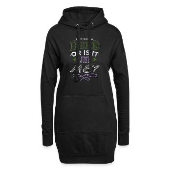 Super 30e anniversaire Geek Social Justice - Sweat-shirt à capuche long Femme - noir - Devant