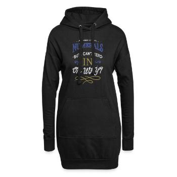 Dictons Déclaration de paix Fierté Hippy Citation - Sweat-shirt à capuche long Femme - noir - Devant