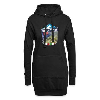 Col de Tende | Colle di Tenda | Sticker - Hoodie-Kleid - Schwarz - Vorne