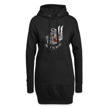 Conception de moteurs de puissance pour le sport automobile - Sweat-shirt à capuche long Femme - noir - Devant