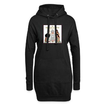 Braut-Crew Für Immer & Ewig - Hoodie-Kleid - Schwarz - Vorne