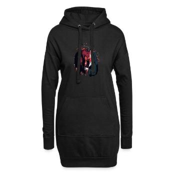 Vergib mir Vater - vom Teufel besessen - Hoodie-Kleid - Schwarz - Vorne