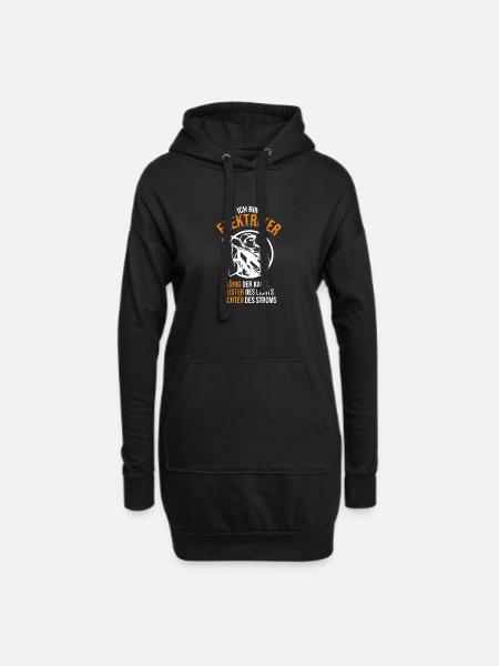 Elektriker / Elektroniker - Meister des Lichts - Hoodie-Kleid - Schwarz
