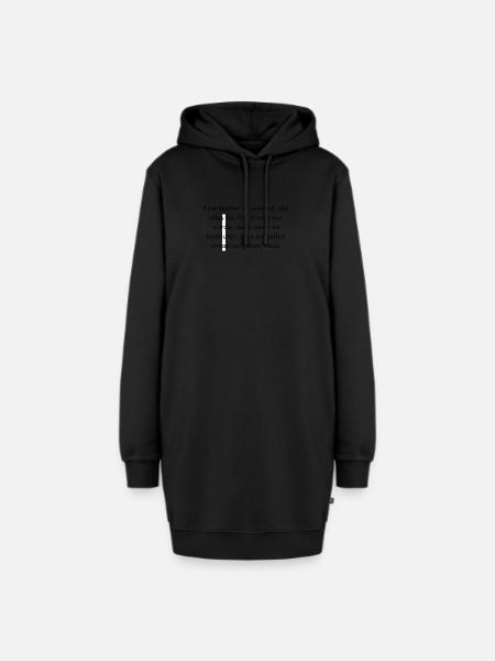 Mama Mutterliebe - Hoodie-Kleid - Schwarz