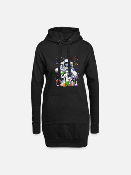 Astronautenchemie OFFIZIELL - Hoodie-Kleid - Schwarz