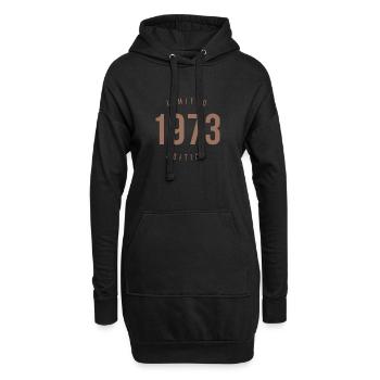 1973 Limited Edition Retro Style Geburtstagsgeschenk - Hoodie-Kleid - Schwarz - Vorne