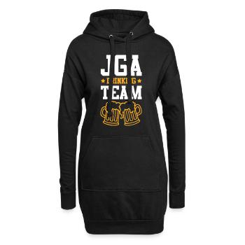 Jga Junggesellen Drinking Team - Hoodie-Kleid - Schwarz - Vorne