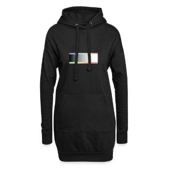 Grauzonen 2 - Hoodie-Kleid - Schwarz - Vorne