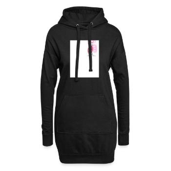 Valmont-1 - Hoodie-Kleid - Schwarz - Vorne