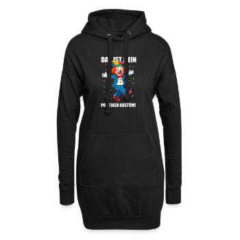 Carnaval costumé Politicien Carnaval - Sweat-shirt à capuche long Femme - noir - Devant