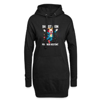 Carnaval costumé Politicien Carnaval - Sweat-shirt à capuche long Femme - noir - Devant