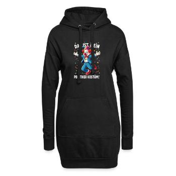 Carnaval costumé Politicien Carnaval - Sweat-shirt à capuche long Femme - noir - Devant