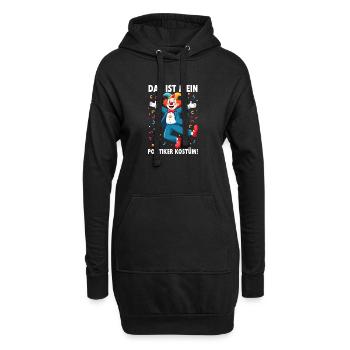Carnaval costumé Politicien Carnaval - Sweat-shirt à capuche long Femme - noir - Devant