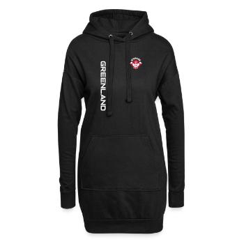 GRÖNLAND DÄNEMARK | SEIT 1814 - Hoodie-Kleid - Schwarz - Vorne