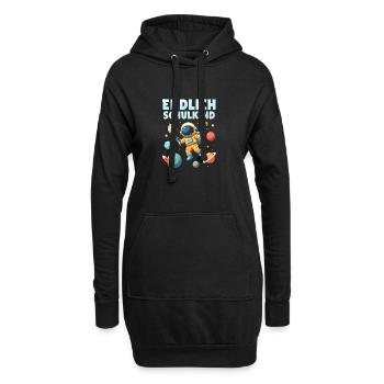 Schulkind 2026 Einschulung 2026 Schulanfang - Hoodie-Kleid - Schwarz - Vorne
