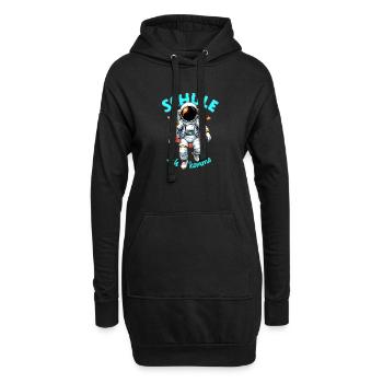 Schulkind 2026 Einschulung 2026 Schulanfang - Hoodie-Kleid - Schwarz - Vorne