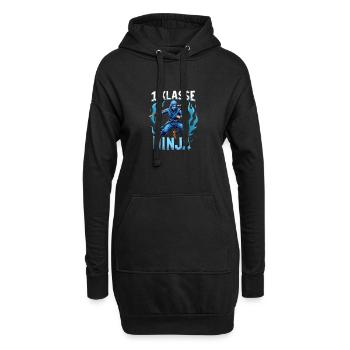 Scolaire 2026 Inscription scolaire 2026 Retour à l’école - Sweat-shirt à capuche long Femme - noir - Devant