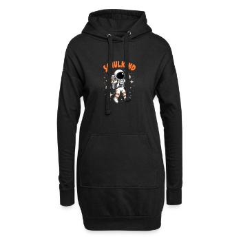 Schulkind 2026 Einschulung 2026 Schulanfang - Hoodie-Kleid - Schwarz - Vorne