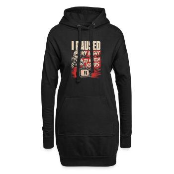Horror Personality Trait Design - Hoodie-Kleid - Schwarz - Vorne