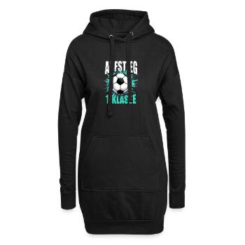 Schulkind 2026 Einschulung 2026 Schulanfang - Hoodie-Kleid - Schwarz - Vorne