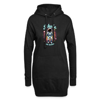 Schulkind 2026 Einschulung 2026 Schulanfang - Hoodie-Kleid - Schwarz - Vorne
