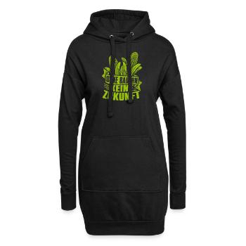 Ohne Bauern keine Zukunft - Hoodie-Kleid - Schwarz - Vorne