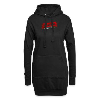 Sauna Master saunieren Wellnes Therme Spa - Hoodie-Kleid - Schwarz - Vorne