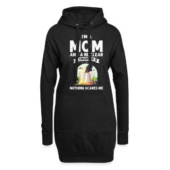 Kernenergie Spruch für Kernenergie - Hoodie-Kleid - Schwarz - Vorne