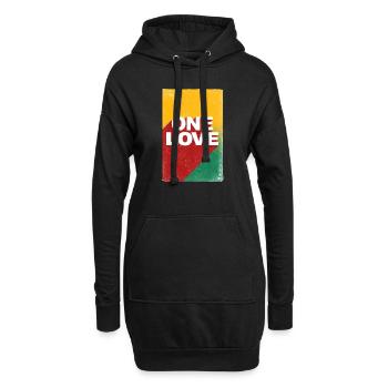 onelove - Hoodie-Kleid - Schwarz - Vorne
