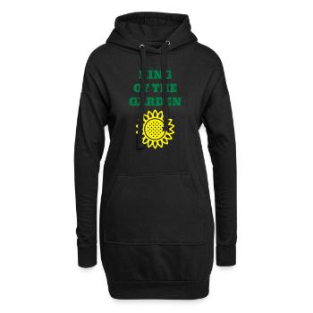Garden - Gardener - Gardening - Green - Nature - Hoodie-Kleid - Schwarz - Vorne