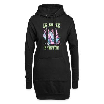Légaliser Meth Chrystal Meth - Sweat-shirt à capuche long Femme - noir - Devant
