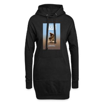 Denkball von Rodäng. POSTER. - Hoodie-Kleid - Schwarz - Vorne