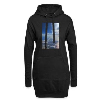 skyphotography 06 - Hoodie-Kleid - Schwarz - Vorne