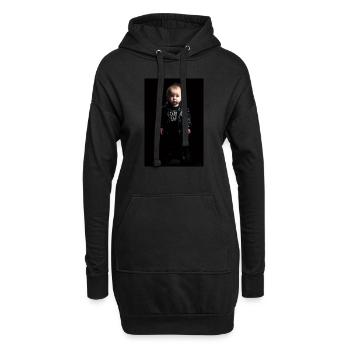 Métal Bébé - Sweat-shirt à capuche long Femme - noir - Devant