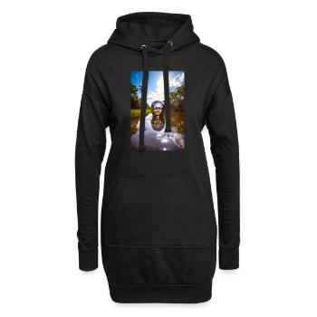 Amazonas - Hoodie-Kleid - Schwarz - Vorne