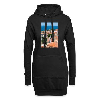 Klosterkirche St. Franziskus Assisi - Hoodie-Kleid - Schwarz - Vorne