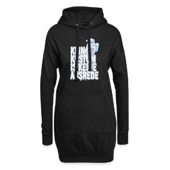 Kein Kostüm ist keine Ausrede - Hoodie-Kleid - Schwarz - Vorne