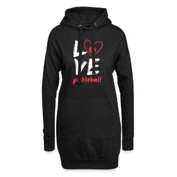 I Love Pickleball Funny Pickle Ball Tee for Player - Hoodie Dress - black - Front