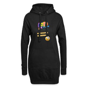 LOTO - BINGO - 3 - LE COUPLE MODERNE - Sweat-shirt à capuche long Femme - noir - Devant