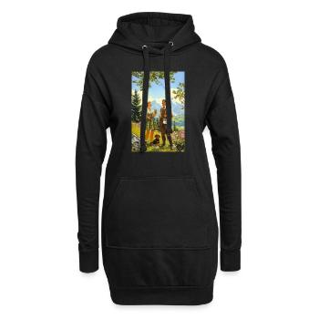 Abreuvoir Summit 2.0 - Sweat-shirt à capuche long Femme - noir - Devant
